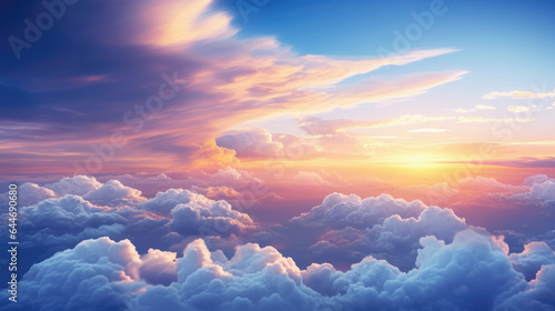 Beautiful Cloudscape Abstract Background