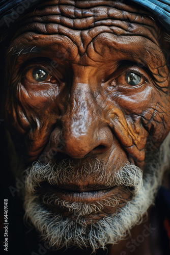 Old Man Close-Up Portrait