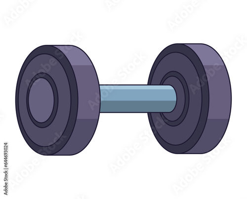 gym barbell sport icon