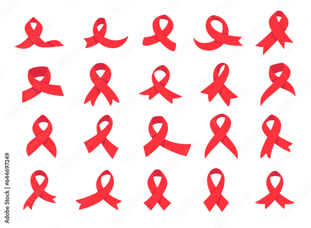 red cross ribbon World Aids Day awareness campaign sign prevention of communicable diseases red cross ribbon World Aids Day awareness campaign sign prevention of communicable diseases