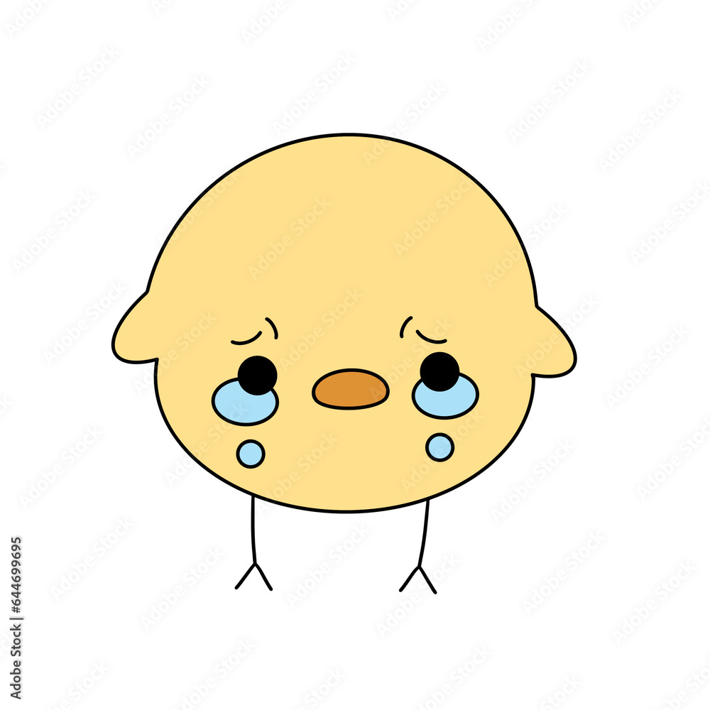 Hatching chick illustration Hatching chick illustration