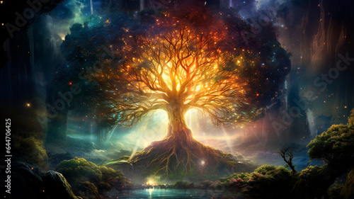 The Tree of Life has deep spiritual and magical significance. The beginning of everything in this world. Generative AI