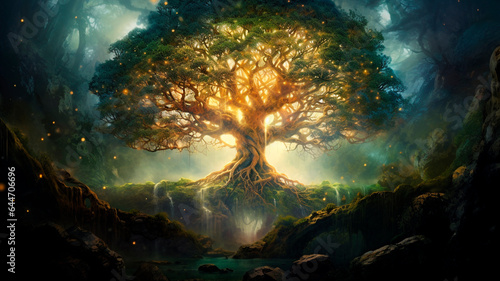 The Tree of Life has deep spiritual and magical significance. The beginning of everything in this world. Generative AI