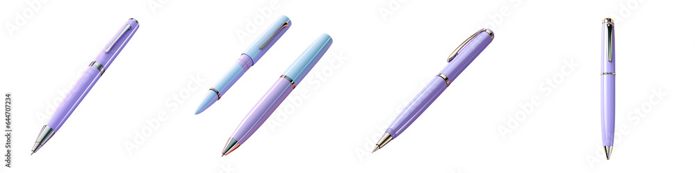 transparent background with ballpoint isolated transparent background with ballpoint isolated