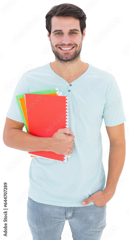 Digital png photo of caucasian caucasian businessman holding files on transparent background Digital png photo of caucasian caucasian businessman holding files on transparent background
