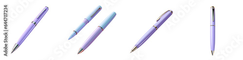 transparent background with ballpoint isolated