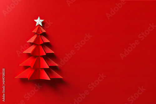 Whimsical Paper Cuts Festive Christmas Decoration Background