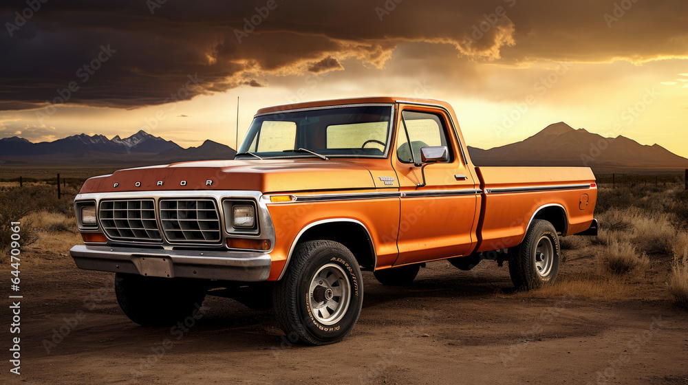 custom made wallpaper toronto digitalold truck in the desert