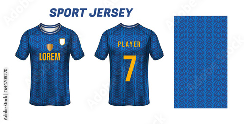 Sport jersey design fabric textile for sublimation