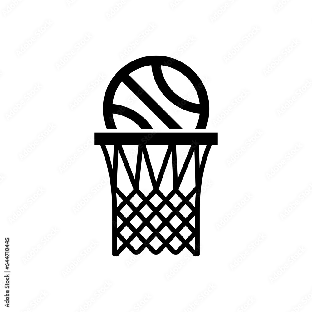 basketball net icon vector design templates basketball net icon vector design templates