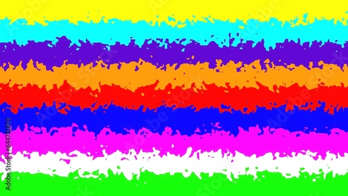 Beautiful illustration of colorful waves pattern