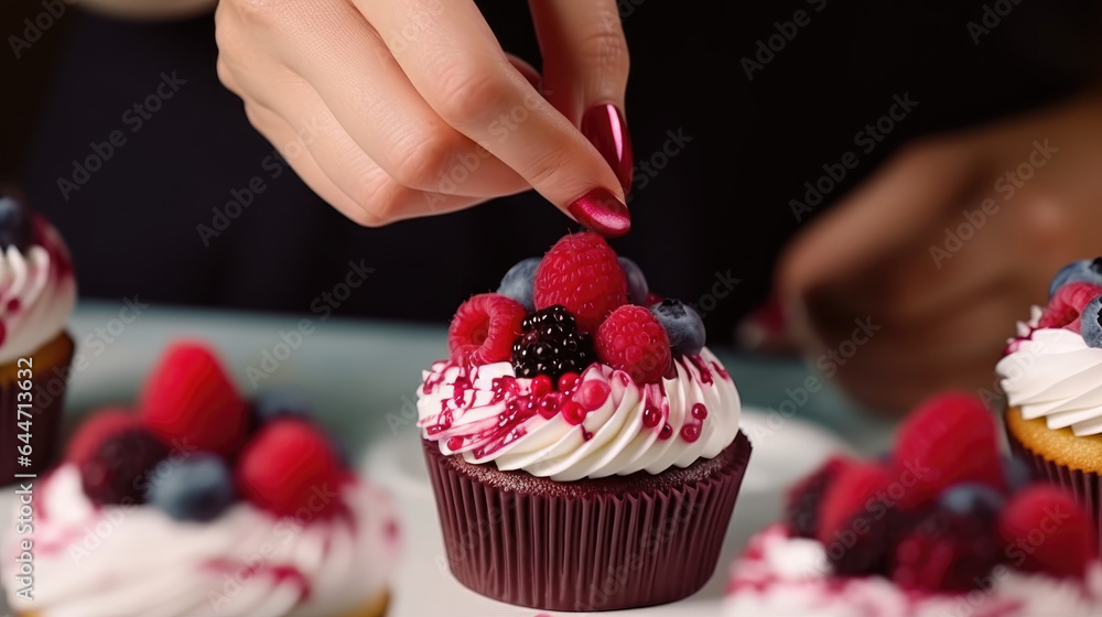 cupcakes in the hands