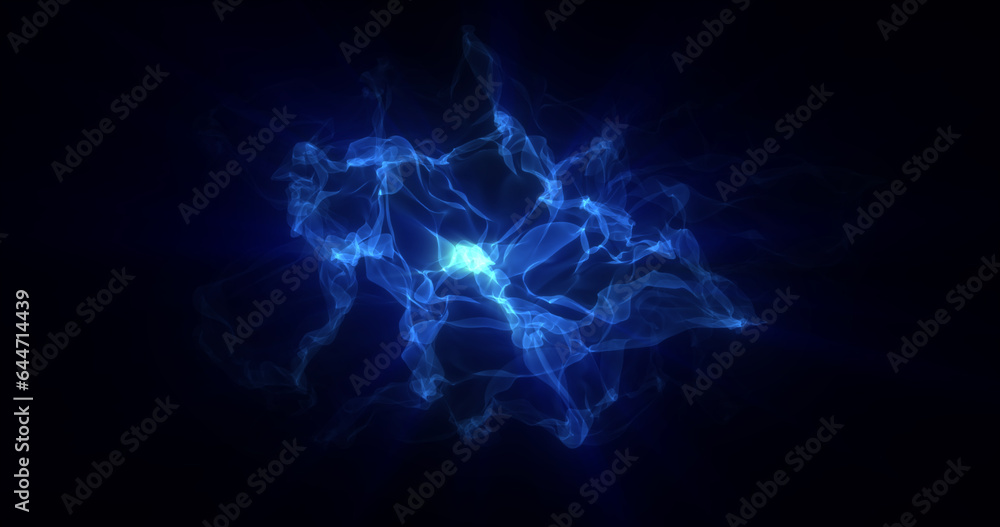 Abstract blue energy magical waves glowing background Abstract blue energy magical waves glowing background