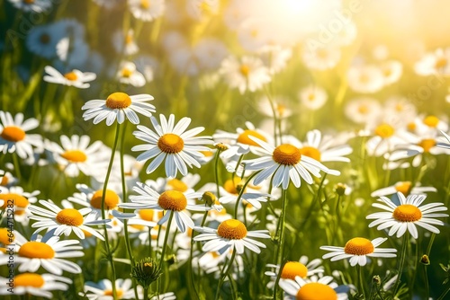 field of daisies