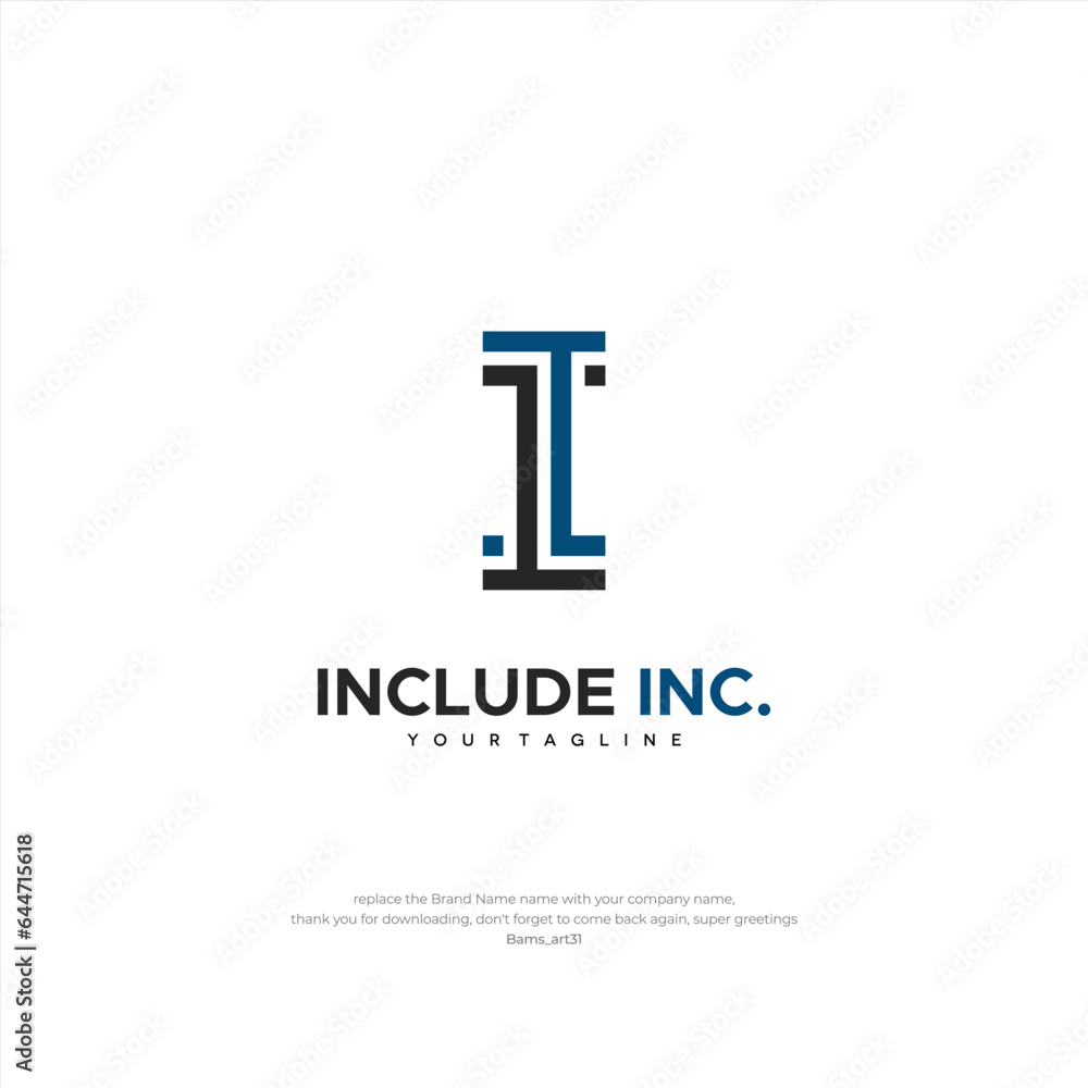 I i letter with simple shape icon logo design Premium Design I i letter with simple shape icon logo design Premium Design