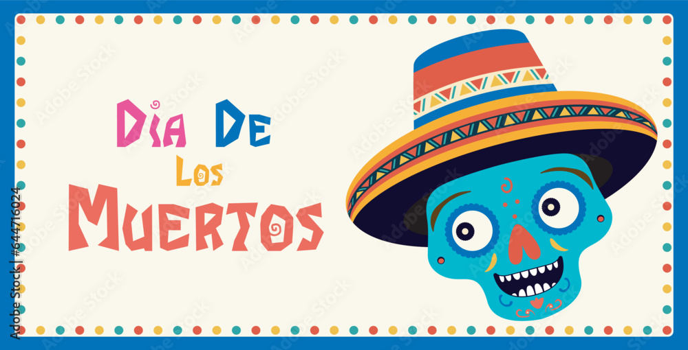 Day of the dead and Day of the dead background invitation card, poster, banner, greeting card, Mexican culture festival vector background Day of the dead and Day of the dead background invitation card, poster, banner, greeting card, Mexican culture festival vector background