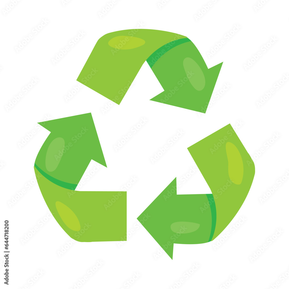 Obraz premium recycle eco sign icon