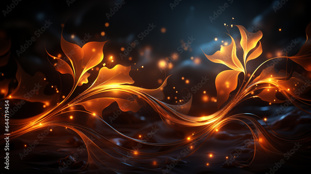 Fototapeta premium neon brown background