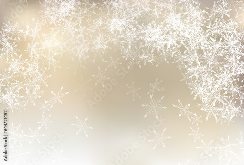 クリスマス　雪　冬　風景　背景