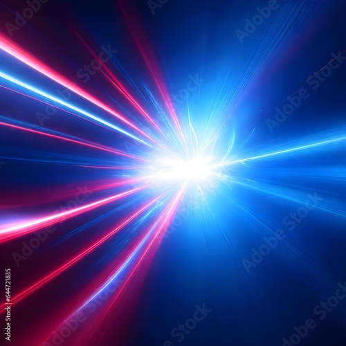 Abstract Background - Light Converging To a White WormHole
