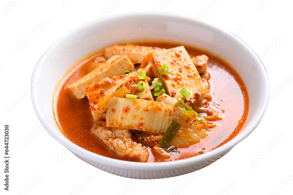 Korean kimchi soup with tofu (Kimchi Jjigae) Korean kimchi soup with tofu (Kimchi Jjigae)