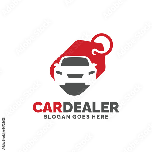 Car dealership logo design vector illustration