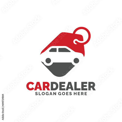 Car dealership logo design vector illustration