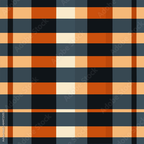 plaid checked pattern seamless fabric textured background modern design vector illustration