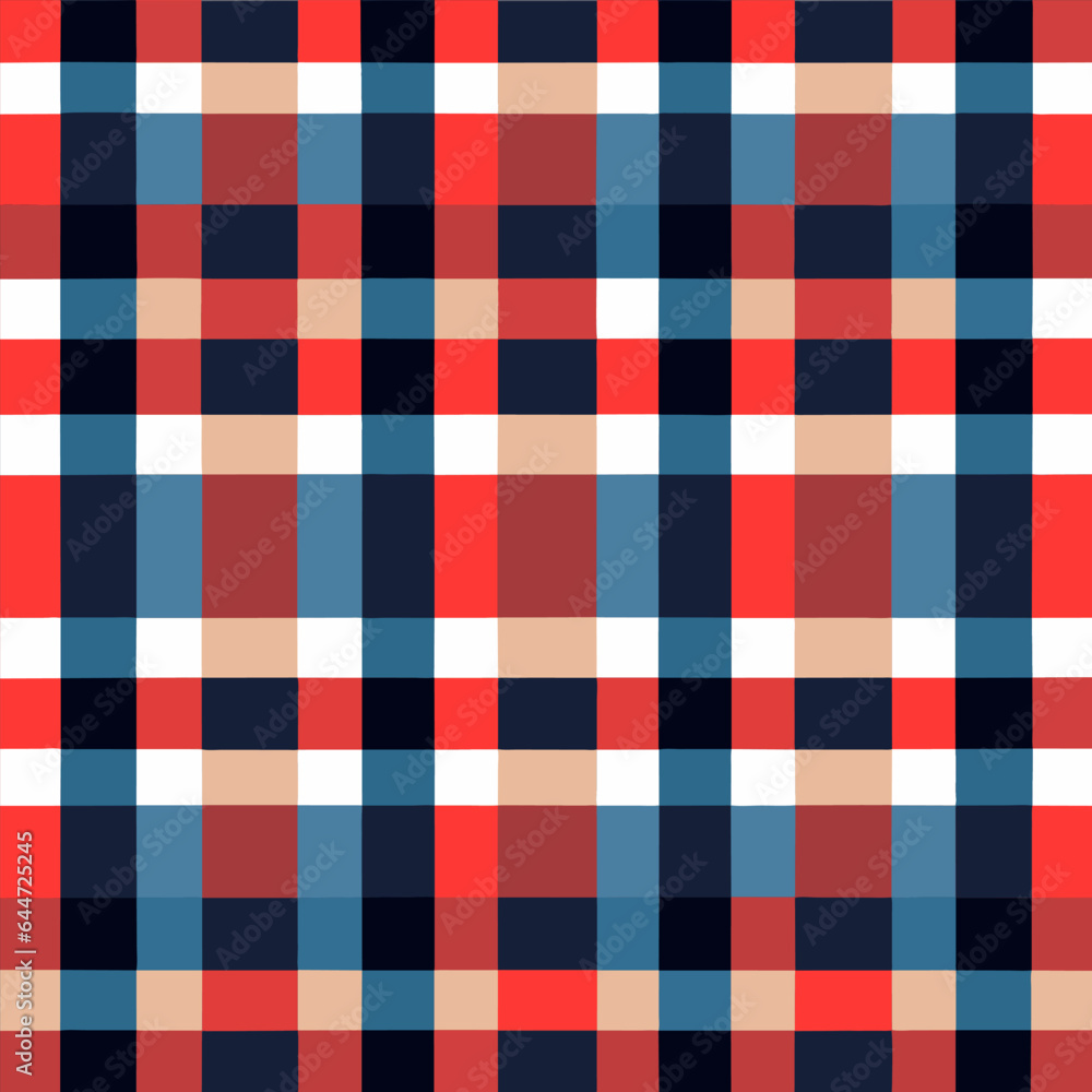 plaid checked pattern seamless fabric textured background modern design vector illustration plaid checked pattern seamless fabric textured background modern design vector illustration