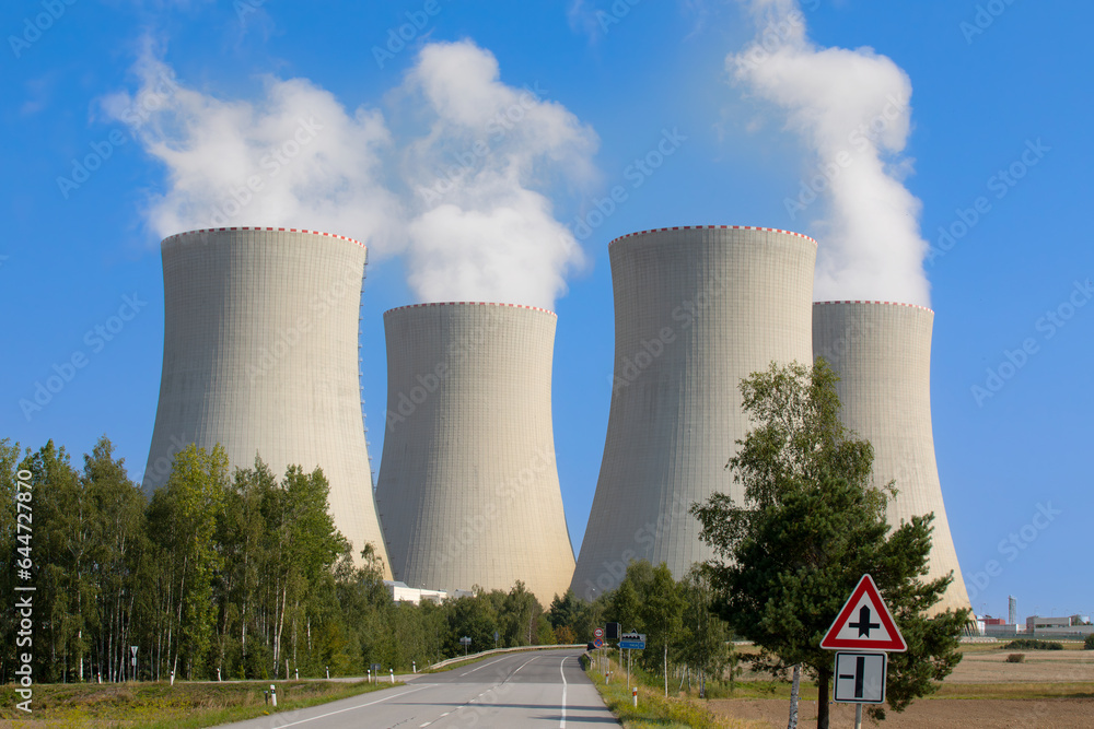 Nuclear power plant Temelin in Czech Republic Europe Nuclear power plant Temelin in Czech Republic Europe