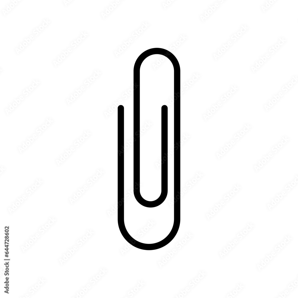 Paperclip Icon Vector Symbol Design Illustration EPS 10 Paperclip Icon Vector Symbol Design Illustration EPS 10