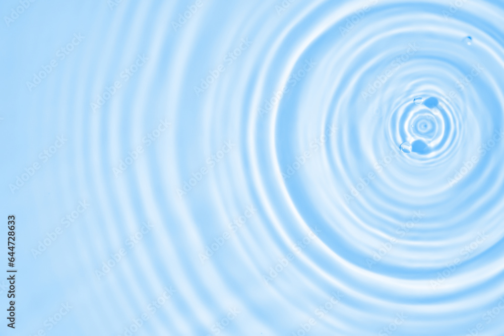 Abstract transparent water shadow surface texture natural ripple on blue background Abstract transparent water shadow surface texture natural ripple on blue background