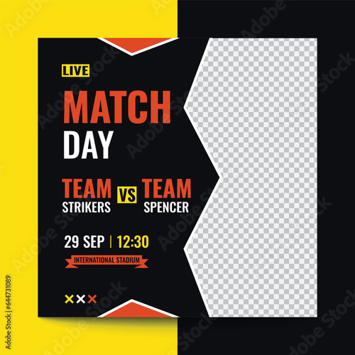 Social media post design template and banner, vector, editable, Facebook post, Instagram post,