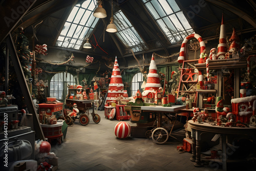santas Christmas workshop grotto