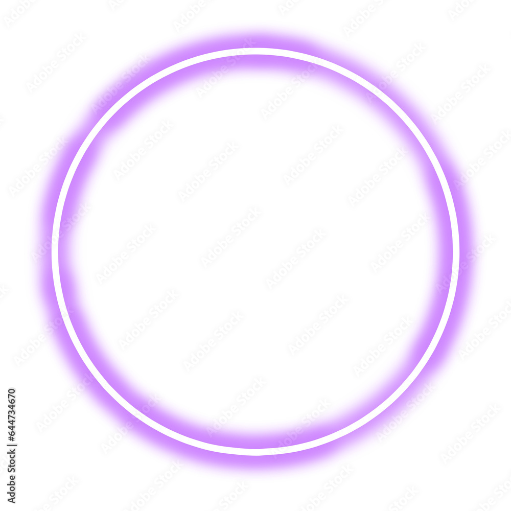 purple circle neon frame purple circle neon frame