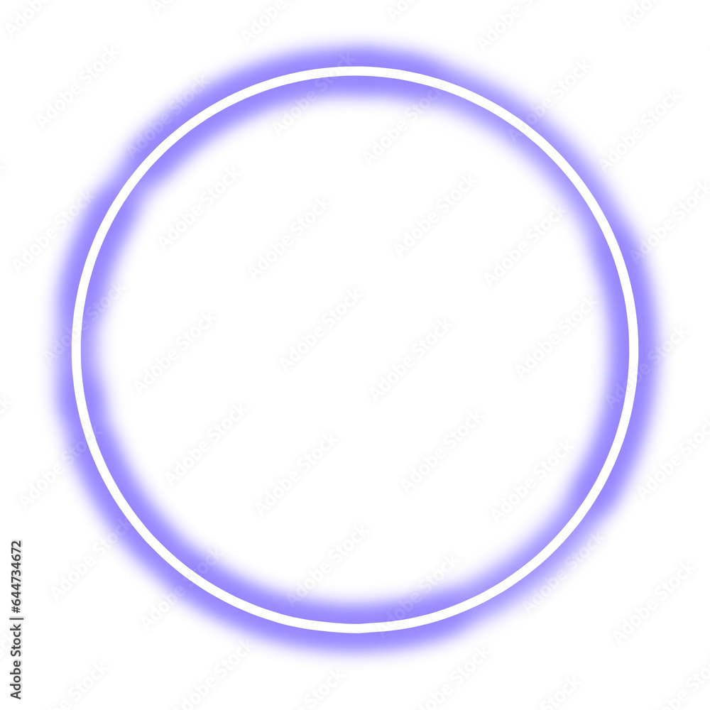 violet circle neon frame violet circle neon frame