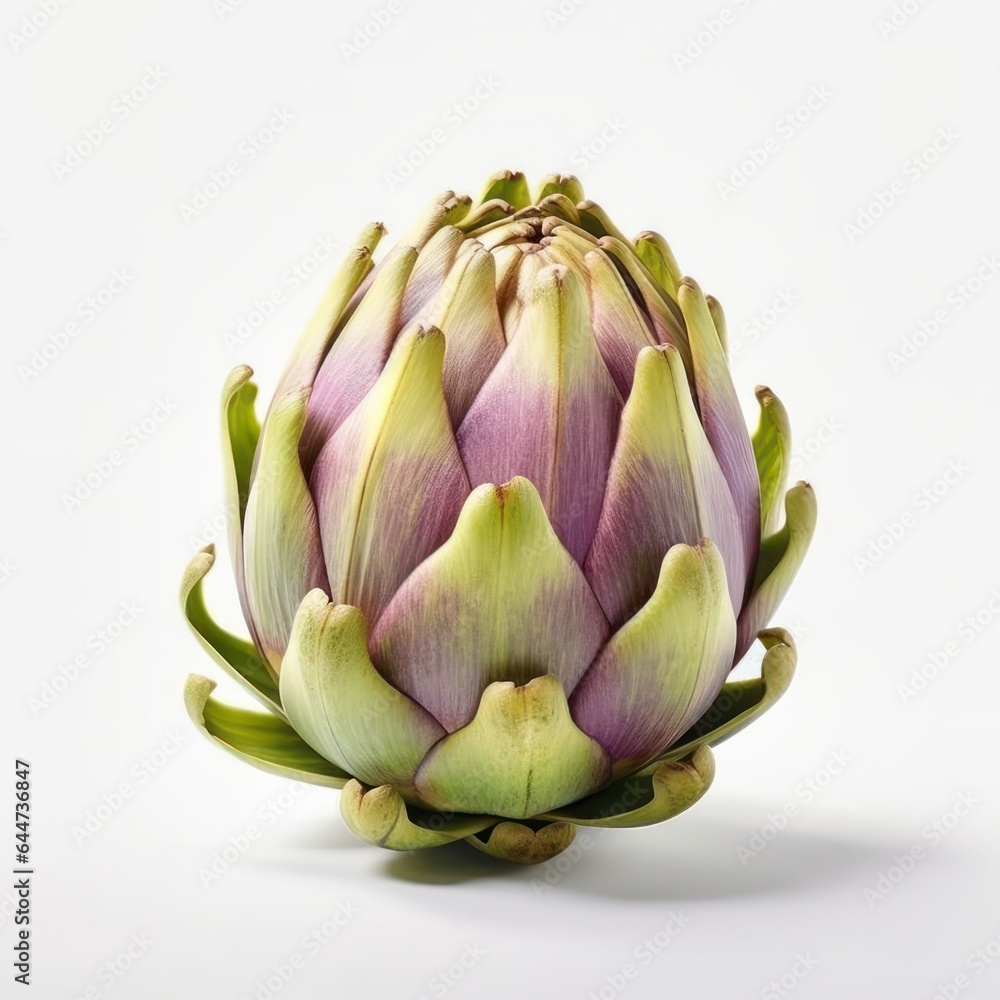 Obraz premium artichokes isolated on white background