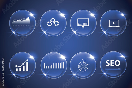 SEO icon technology concept