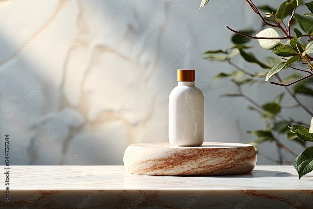 Skincare product branding without label Skincare product branding without label