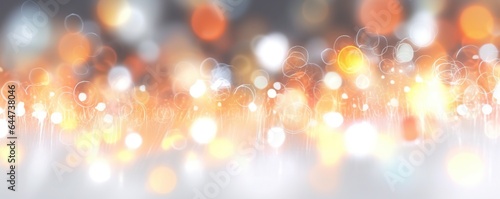Sparkling bokeh background. silver and white.