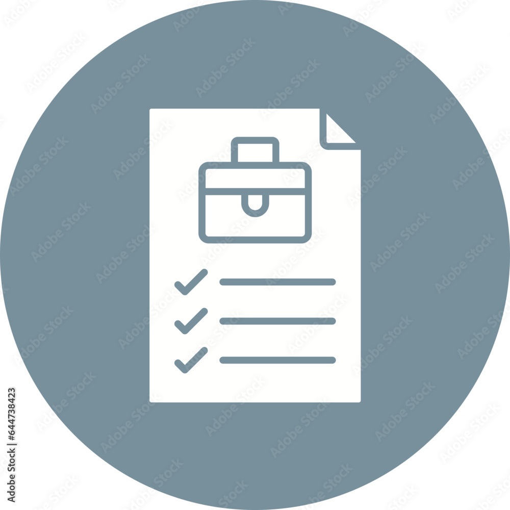 Job Description Icon Job Description Icon