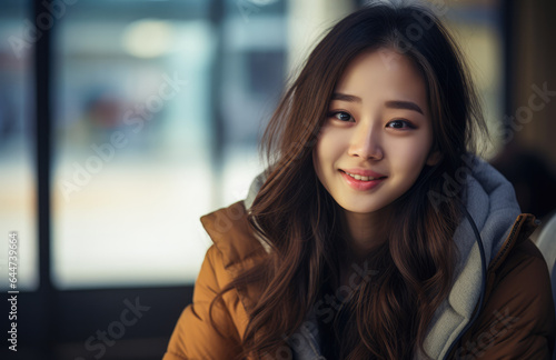 Wallpaper Mural Closeup of a young Korean woman Torontodigital.ca