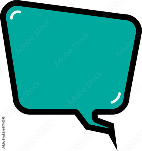 말풍선 벡터 일러스트 디자인