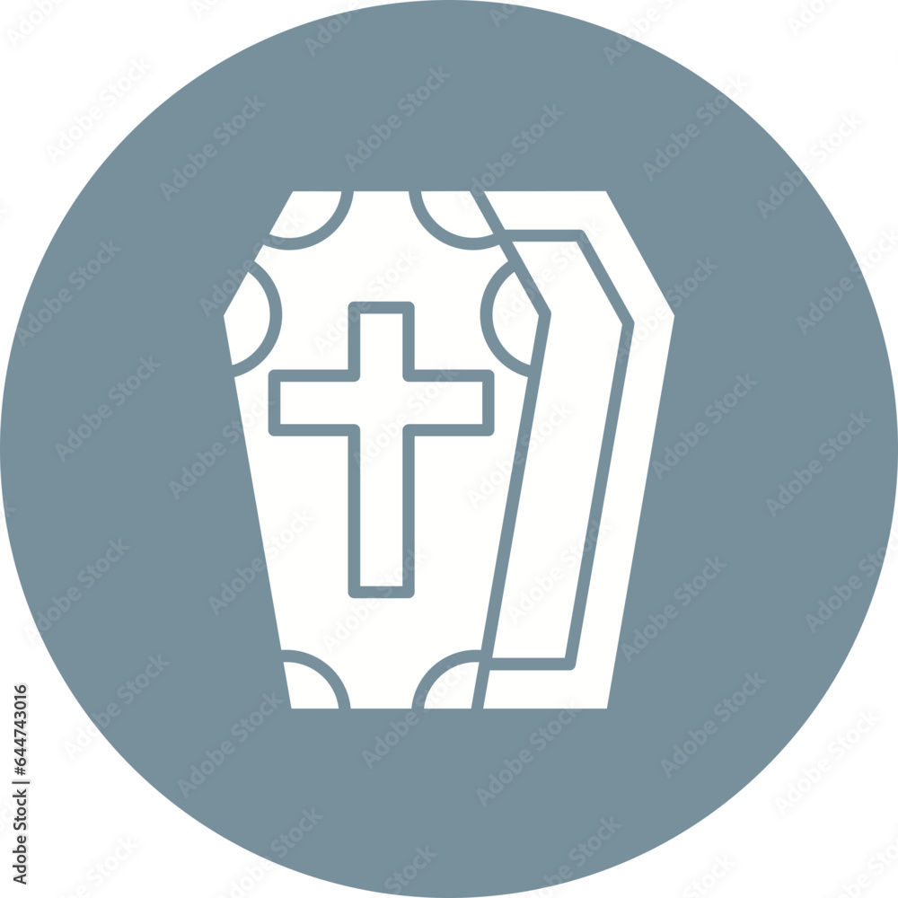 Obraz premium Coffin Icon