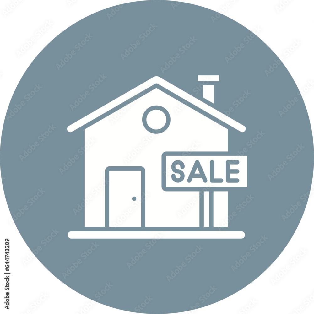 Fototapeta premium House for Sale Icon