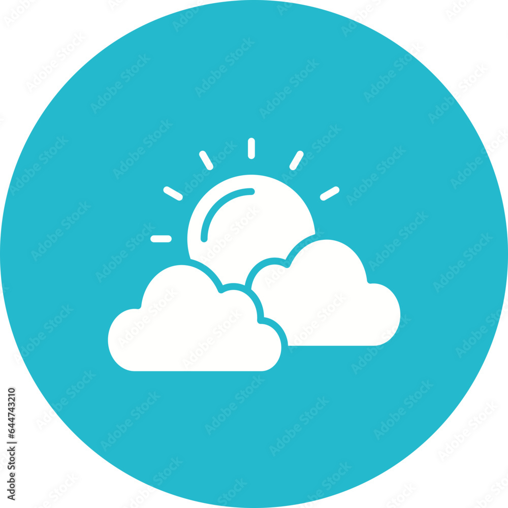 Cloudy Day Icon Cloudy Day Icon