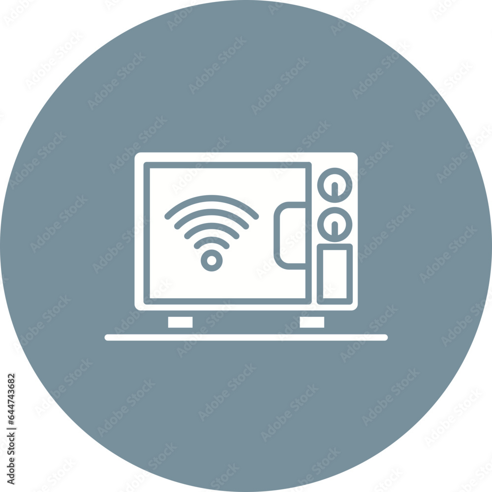 Smart Microwave Icon Smart Microwave Icon