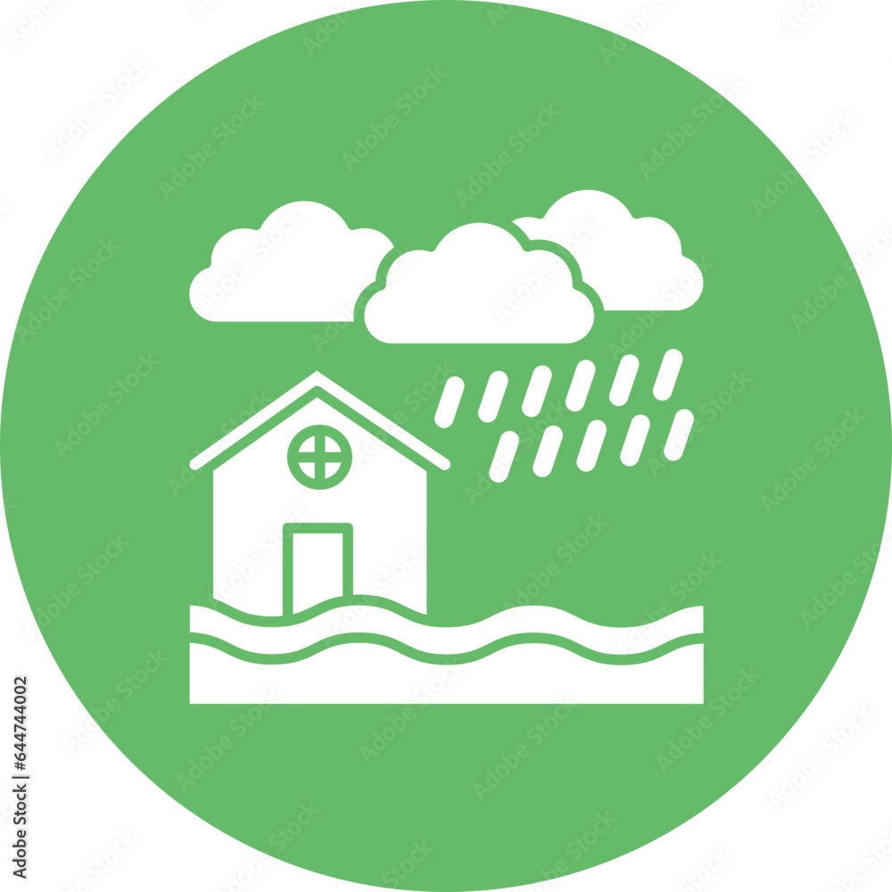 Fototapeta premium Flood Icon