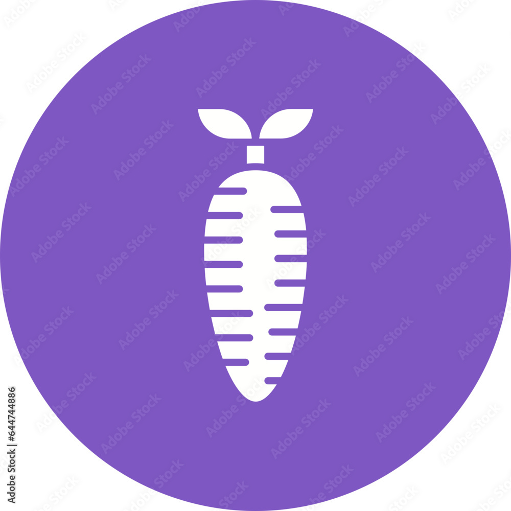 Carrot Plant Icon Carrot Plant Icon