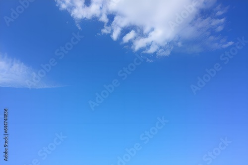 A picture of clouds in the blue sky. no.76. Generative aI.